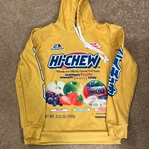 Yellow Hi Chew Candy Hoodie